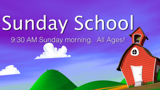 Sunday School – 9:30 am
